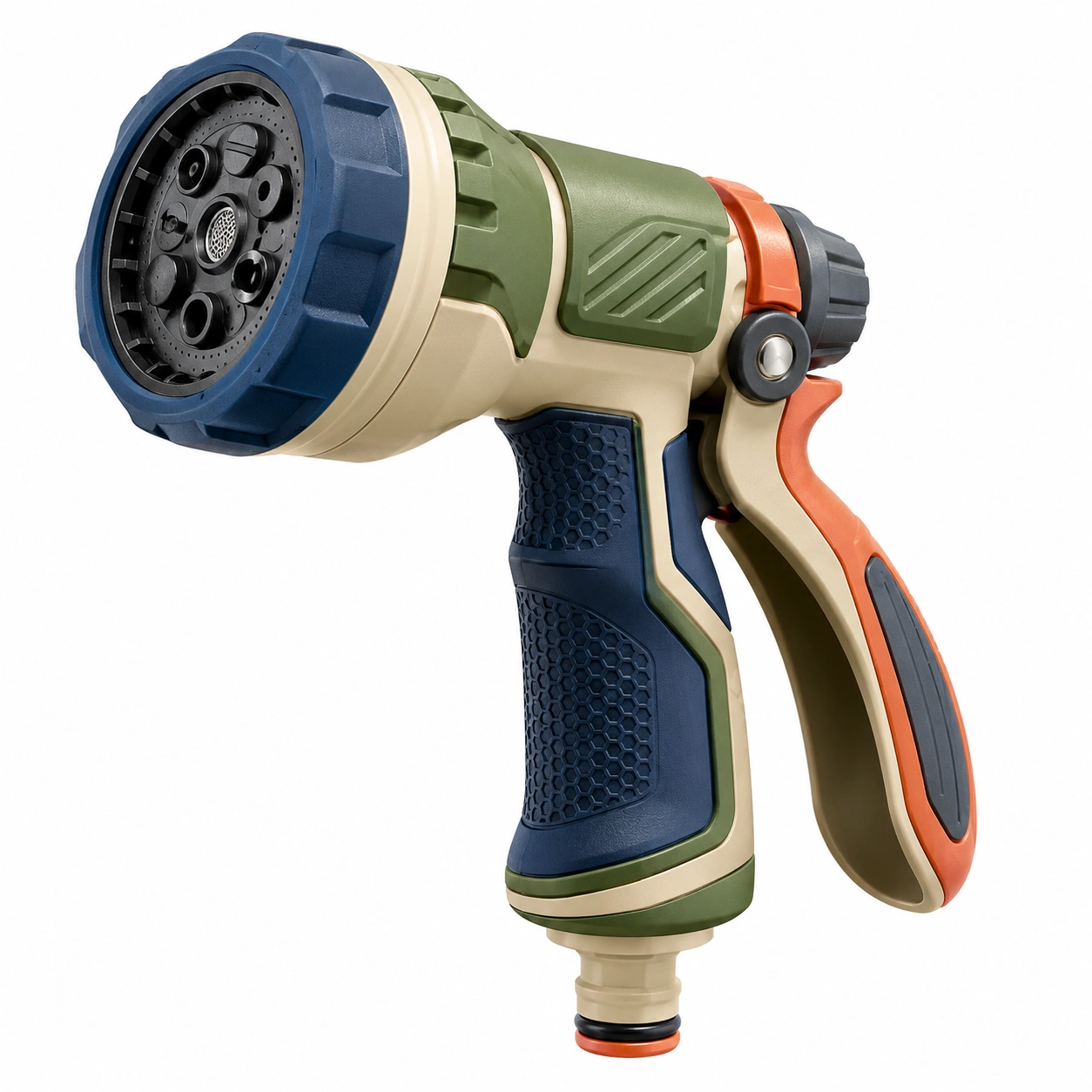 Pistola de Riego Ajustable con 7 Modos Multicolor-ULQERNIKA