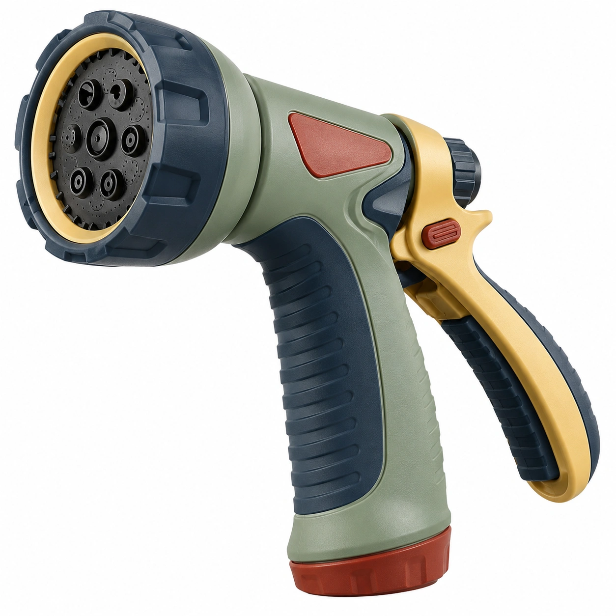 Pistola de agua de jardinería con boquilla ajustable de 7 funciones-ULQERNIKA