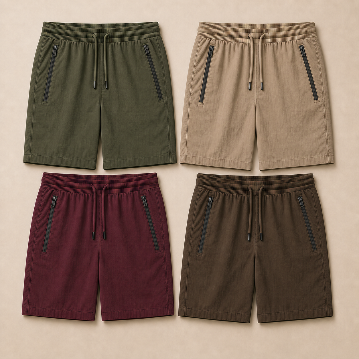 4-Pack Neutral Set training shorts