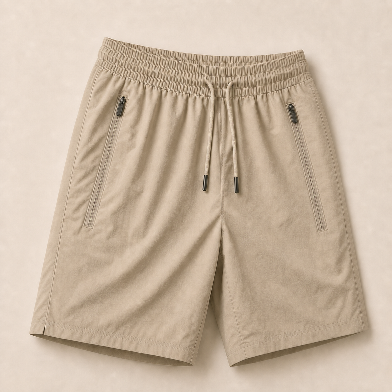Khaki training shorts product image