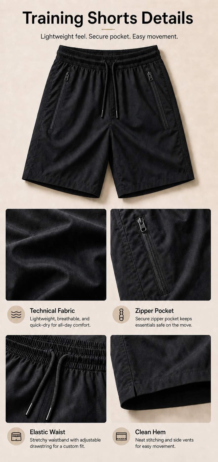 Training shorts detail page feature image
