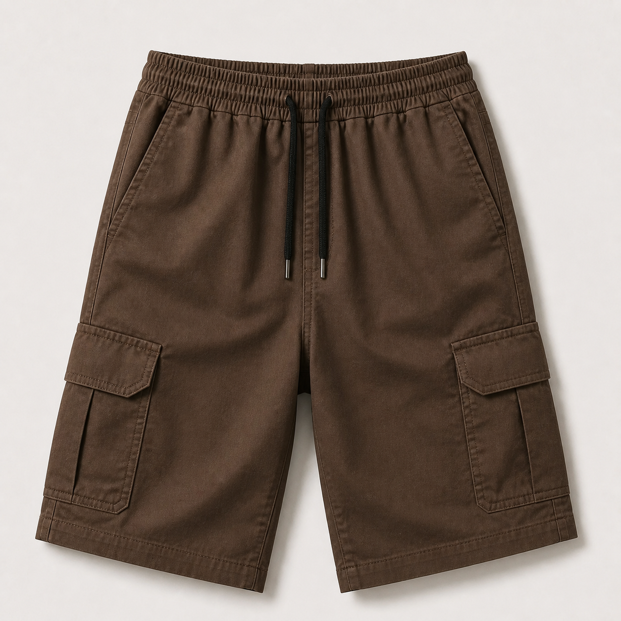 Coffee cargo drawstring shorts product image