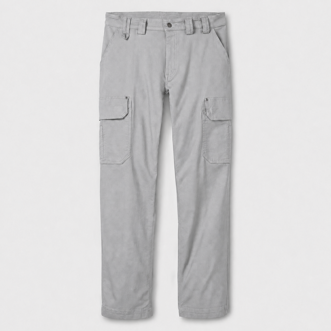 Light Gray multi-pocket cargo work pants