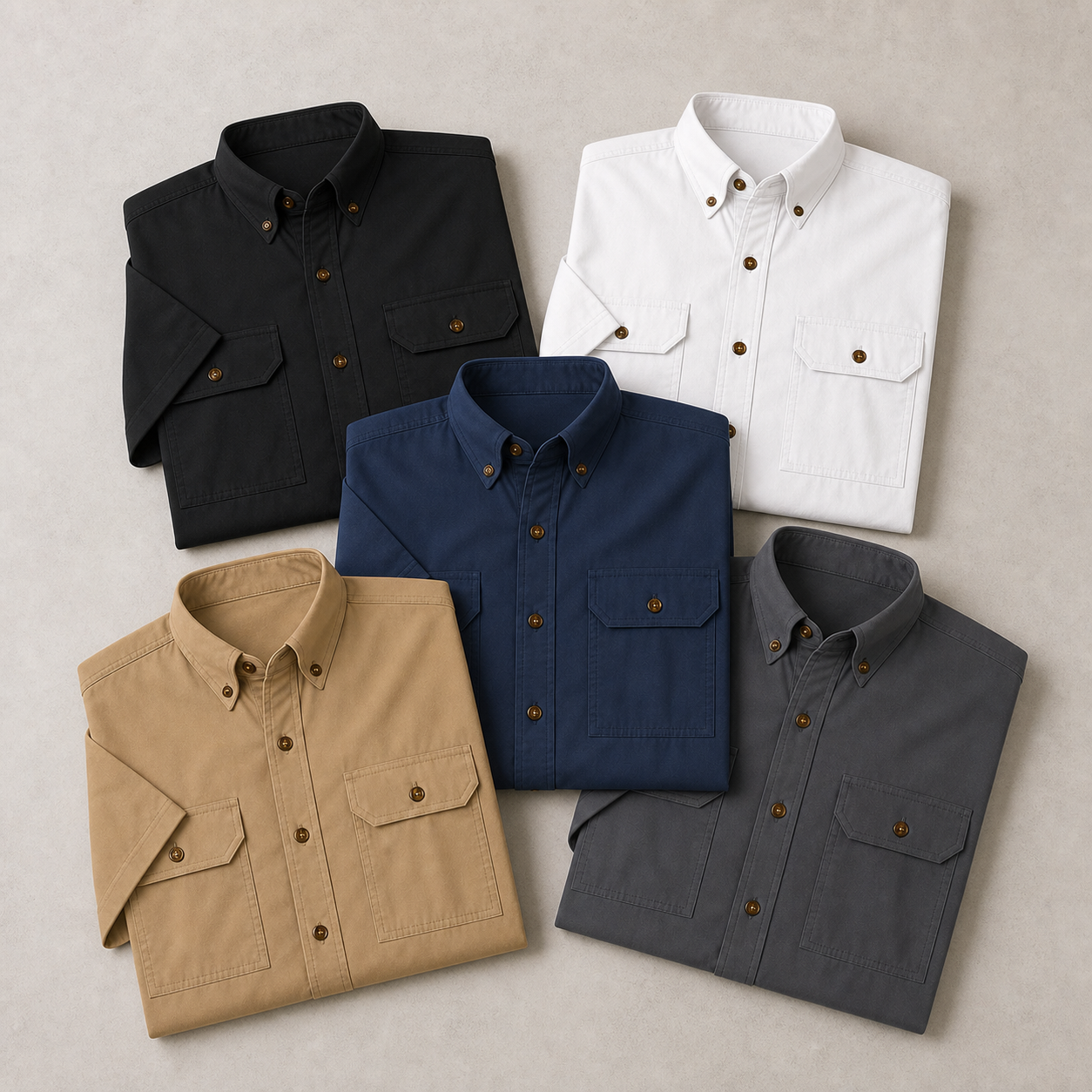 5-Pack Classic Set performance work shirts