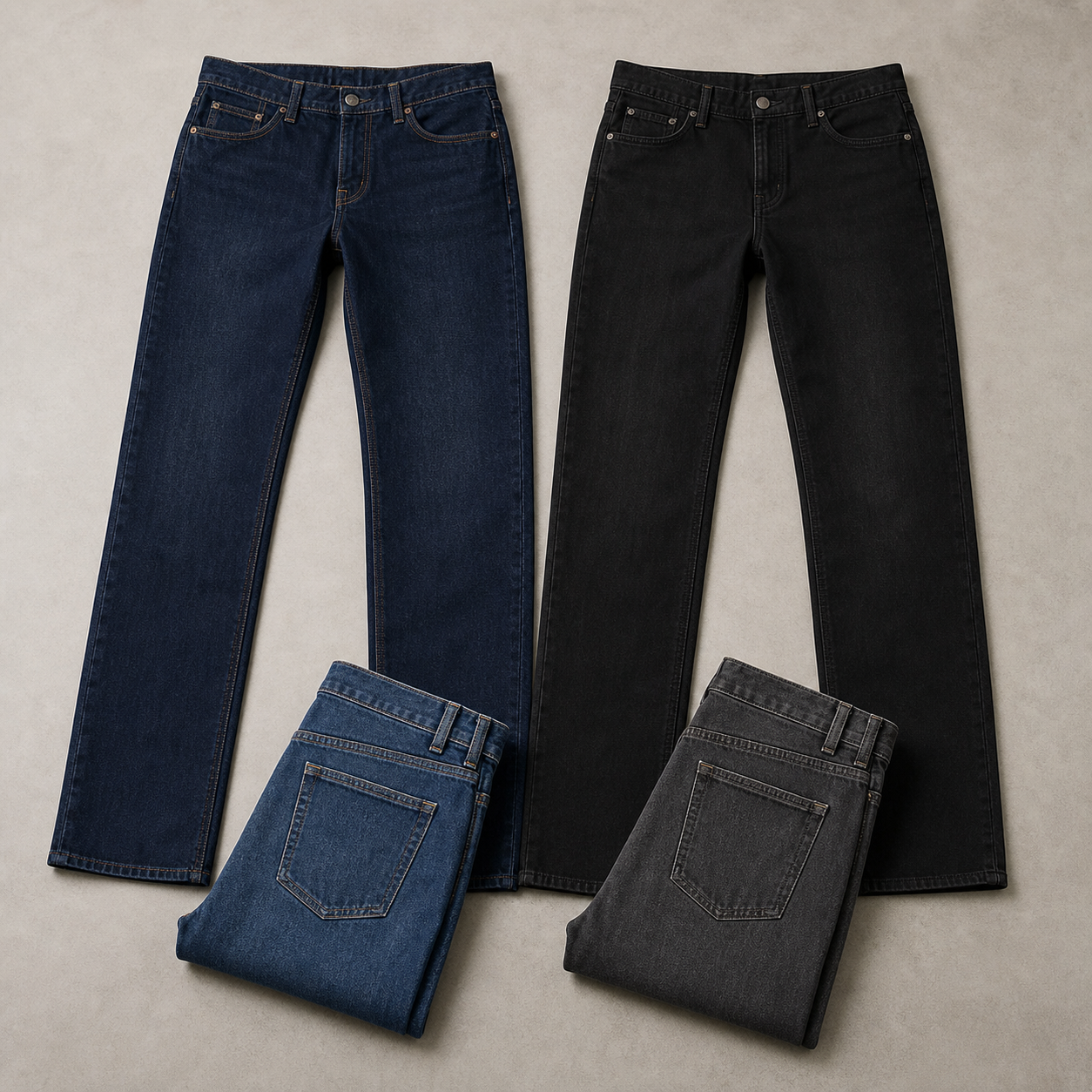 4-Pack Classic Set men's straight fit denim jeans