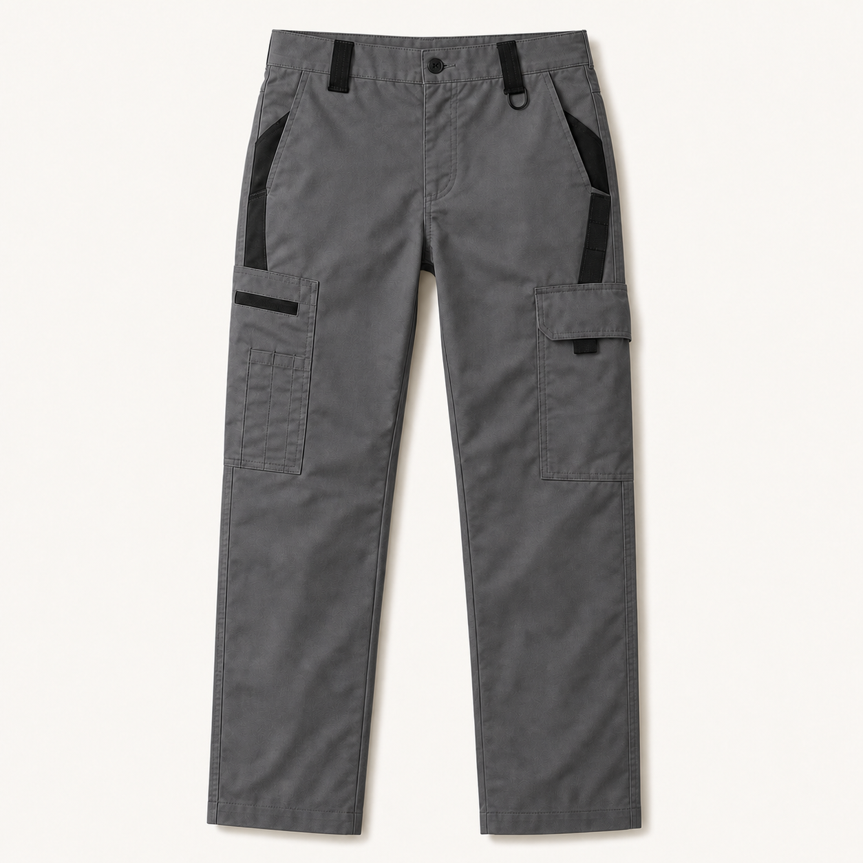 Gray waterproof multi-pocket tactical cargo pants