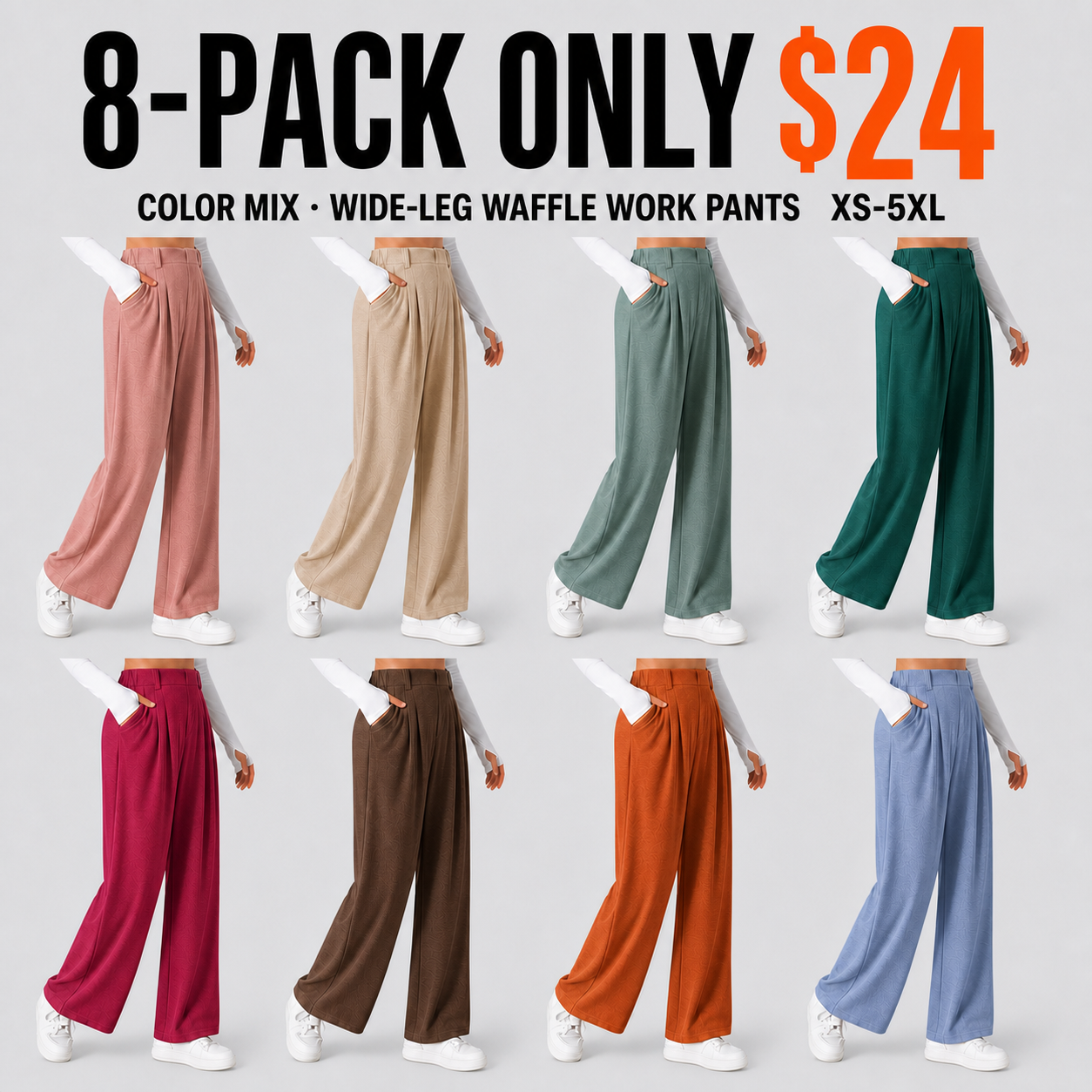 8-Pack Color Mix with eight different colors for $24