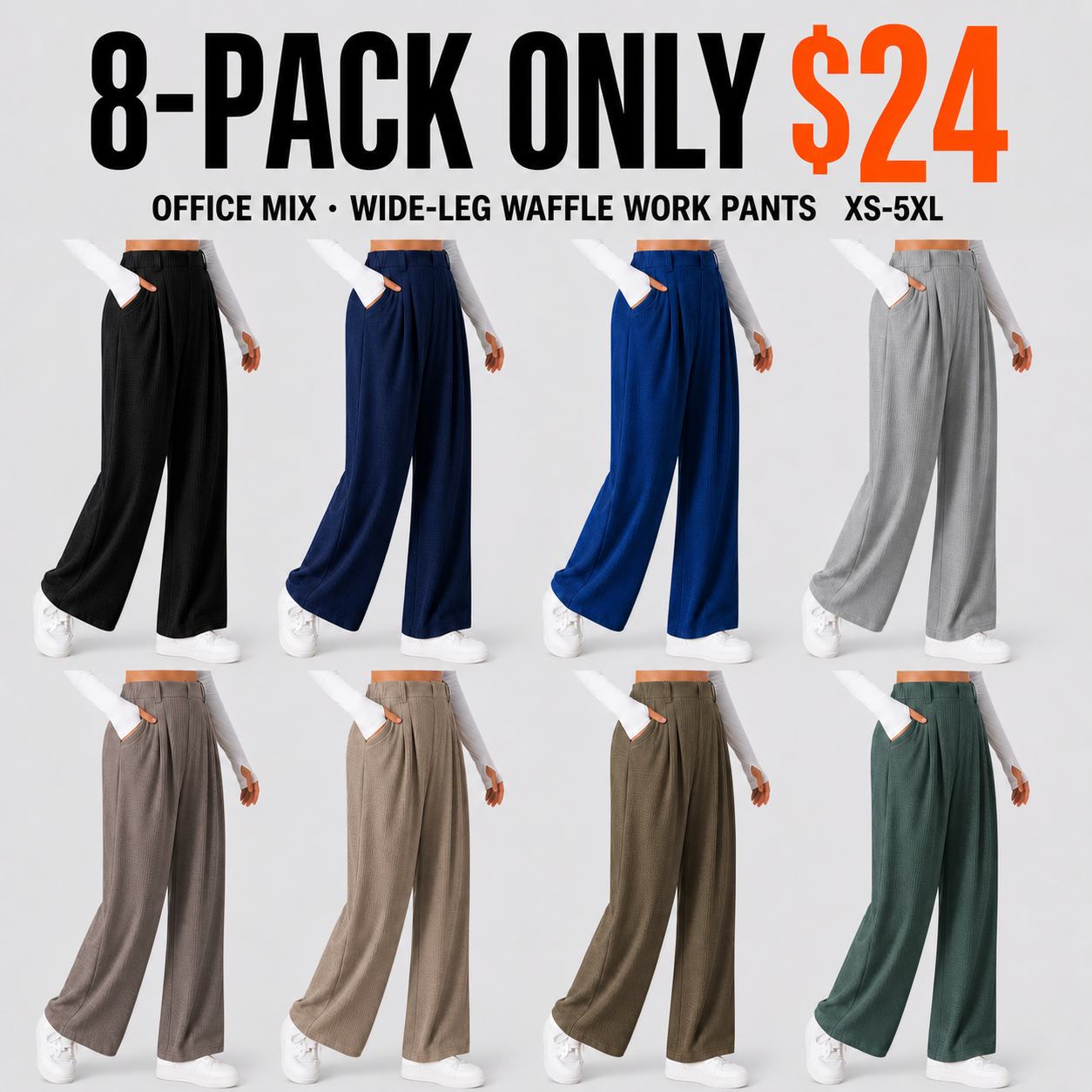 8-Pack Office Mix with eight different colors for $24