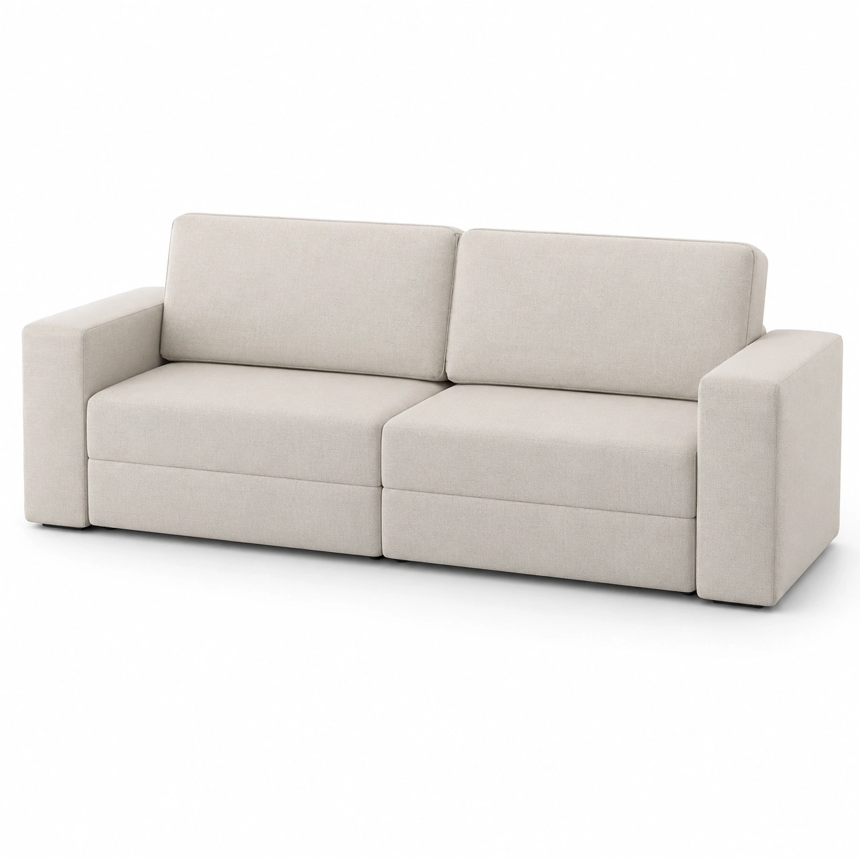Sofa modular de 2 plazas color marfil-vivoranest