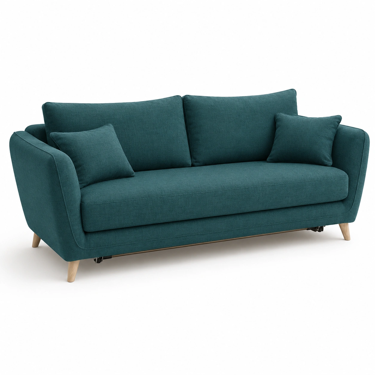 Sofa azul verdoso de 2 plazas-vivoranest