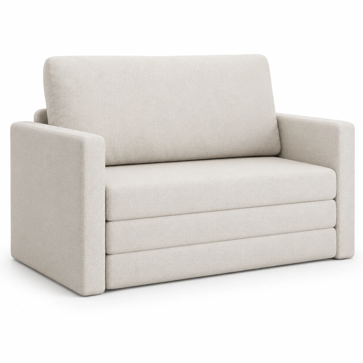 Sofa beige de 2 plazas-vivoranest