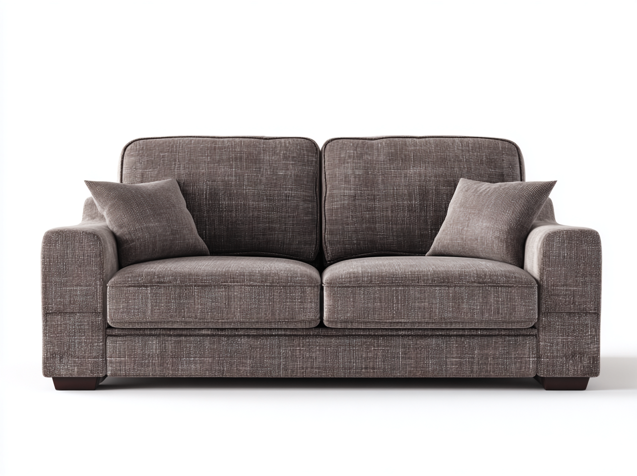 Zweisitzer Sofa Stoff 180x85x82 cm - Dunkelgrau - modernes Design-Sirizinest