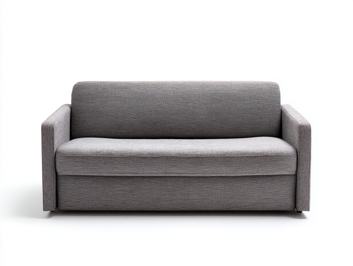Zweisitzer Sofa Stoffbezug 160x80x78 cm - grau - modern für Wohnzimmer-Sirizinest