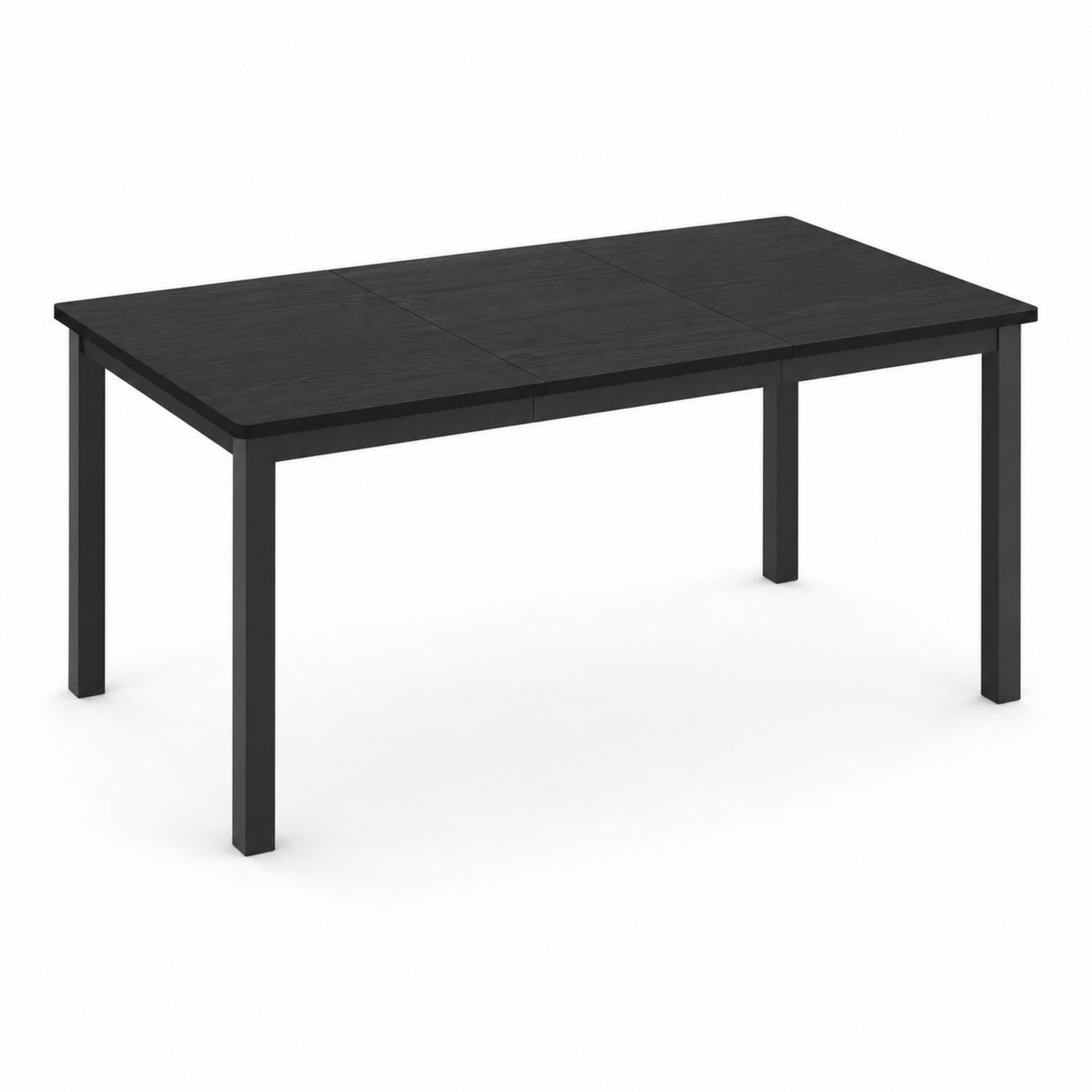 Table rectangulaire extensible en bois noir-Prestigelodgea