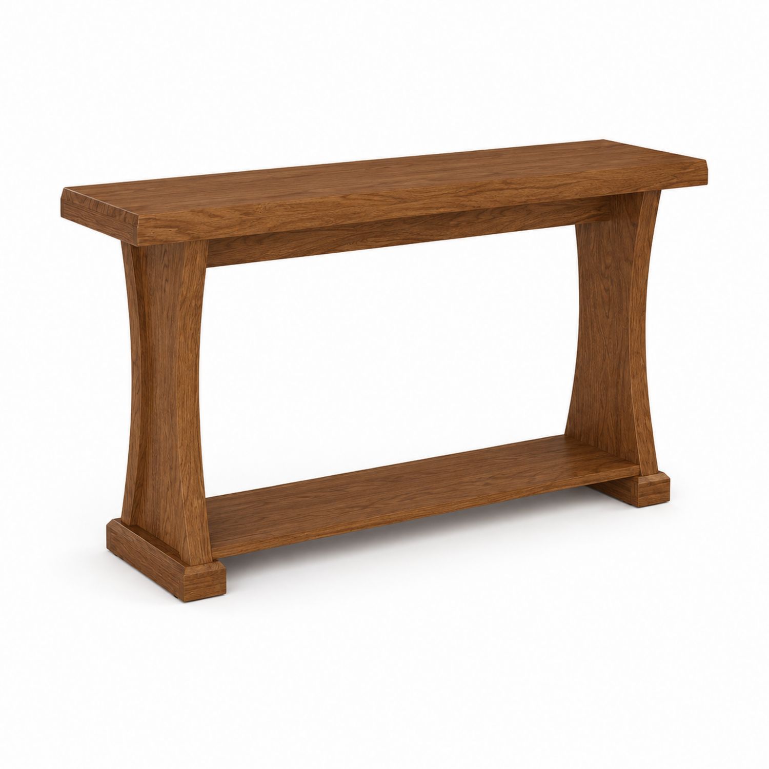 Console en bois de chêne 120x40x75 cm-Prestigelodgea
