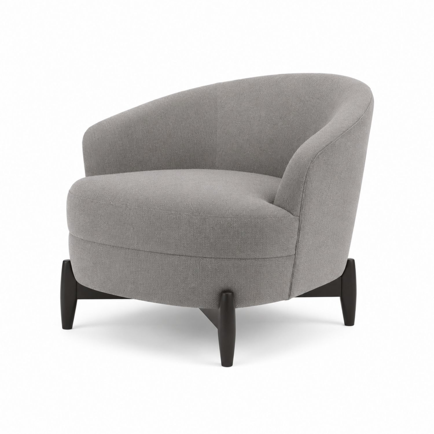 Fauteuil en tissu polyester gris-Prestigelodgea