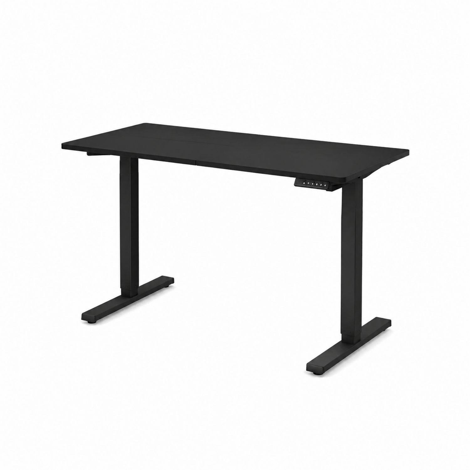 Bureau électrique réglable en bois et métal Noir 120x60 cm-Prestigelodgea