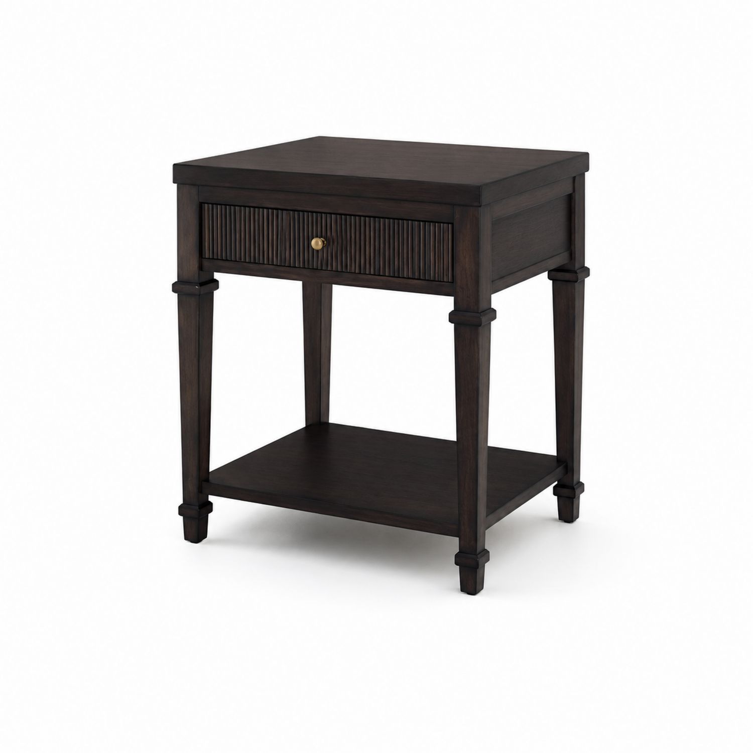 Table de chevet en bois avec tiroir-Prestigelodgea
