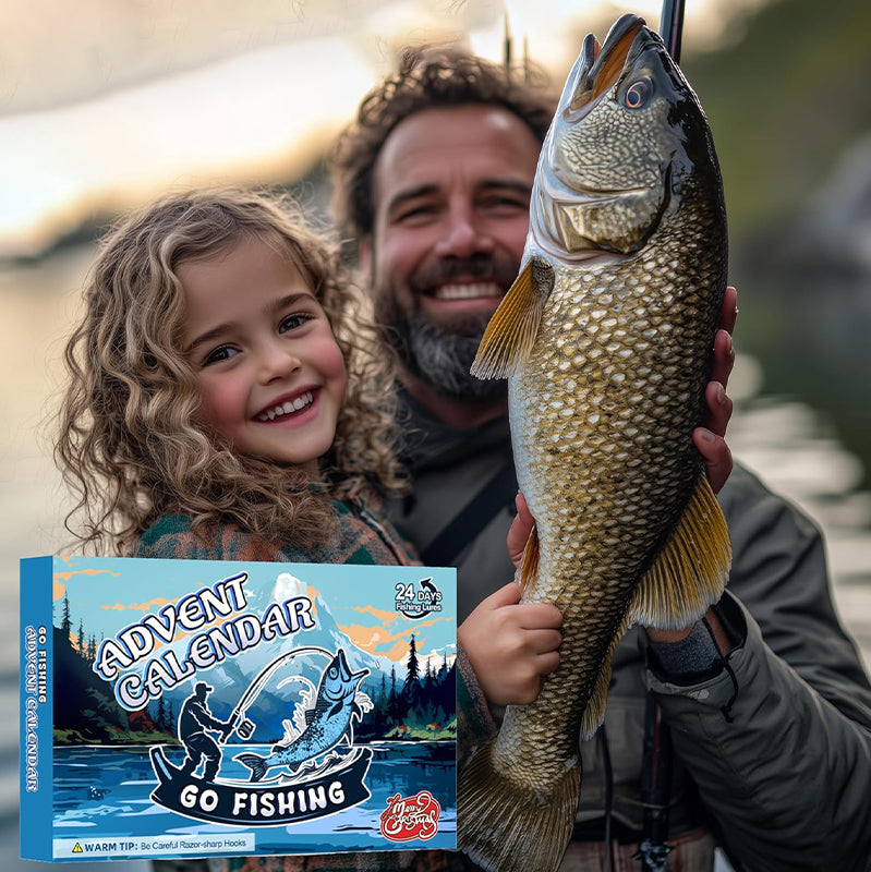 🎣24 Days Christmas Countdown Fish Tackle Set