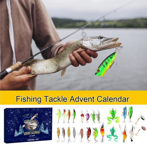🎣24 Days Christmas Countdown Fish Tackle Set