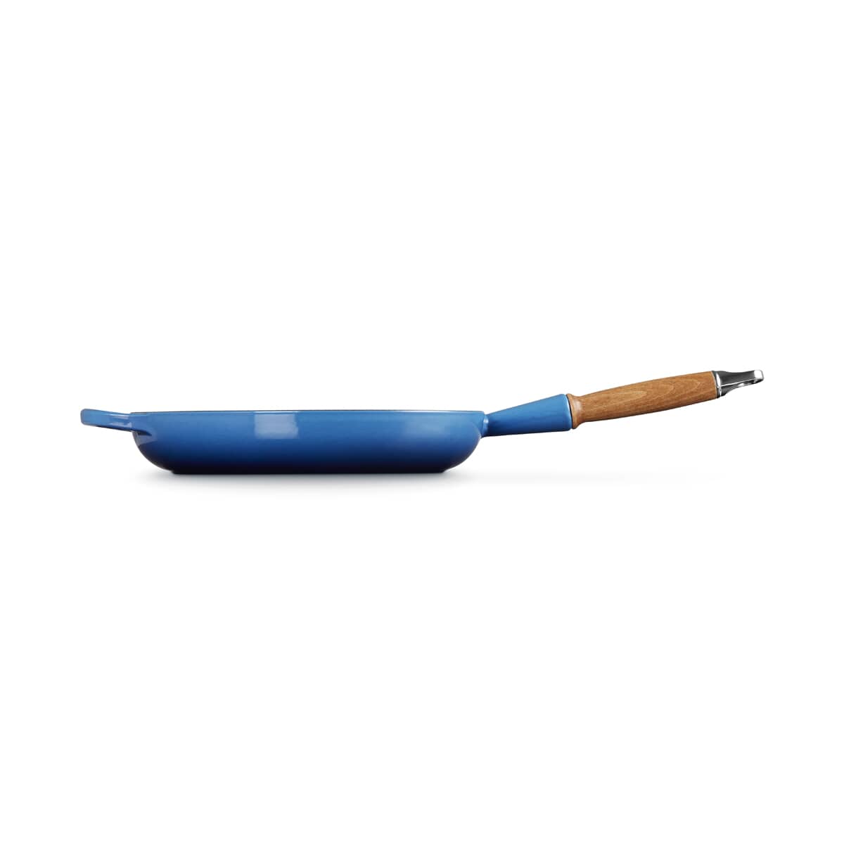 🎄Today's Special Value🎁Le Creuset Cast Iron 10.25" Flame Fry Pan with Wood Handle