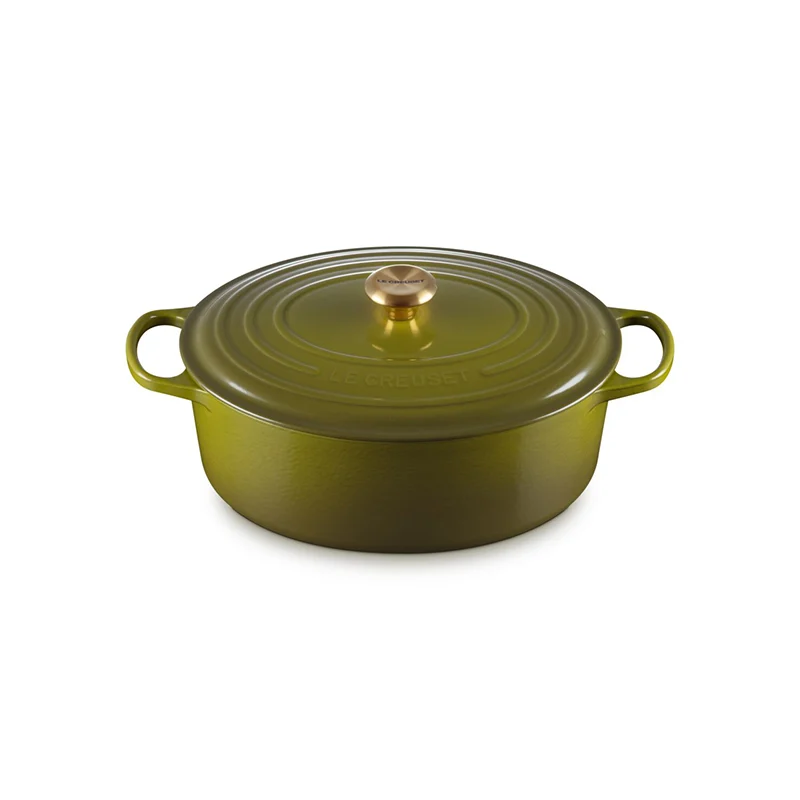 🎄Today's Special Value🎁Le Creuset Signature Enameled Cast Iron Oval Dutch Oven, 8-Qt.