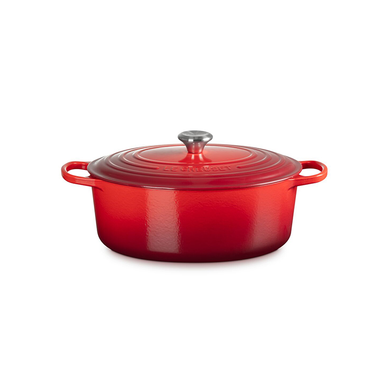 🎄Today's Special Value🎁Le Creuset Signature Enameled Cast Iron Oval Dutch Oven, 8-Qt.