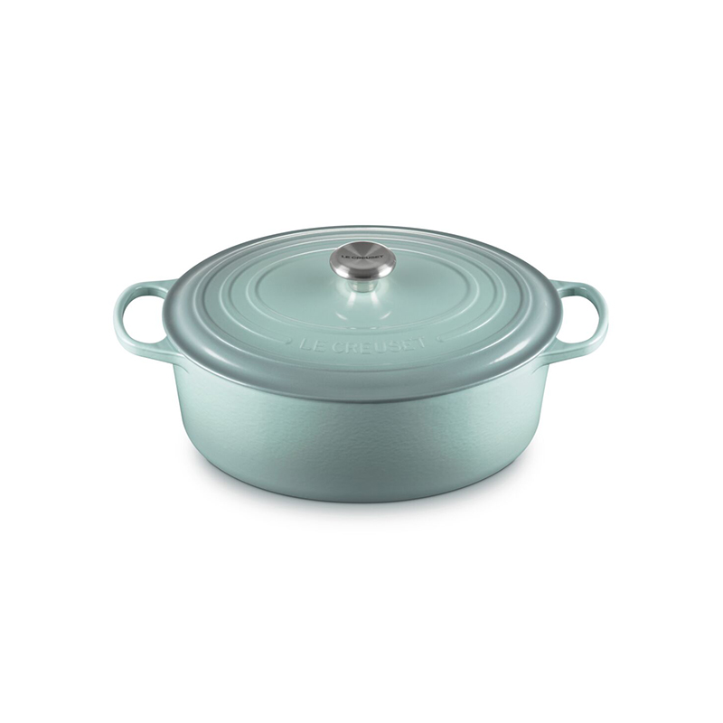 🎄Today's Special Value🎁Le Creuset Signature Enameled Cast Iron Oval Dutch Oven, 8-Qt.