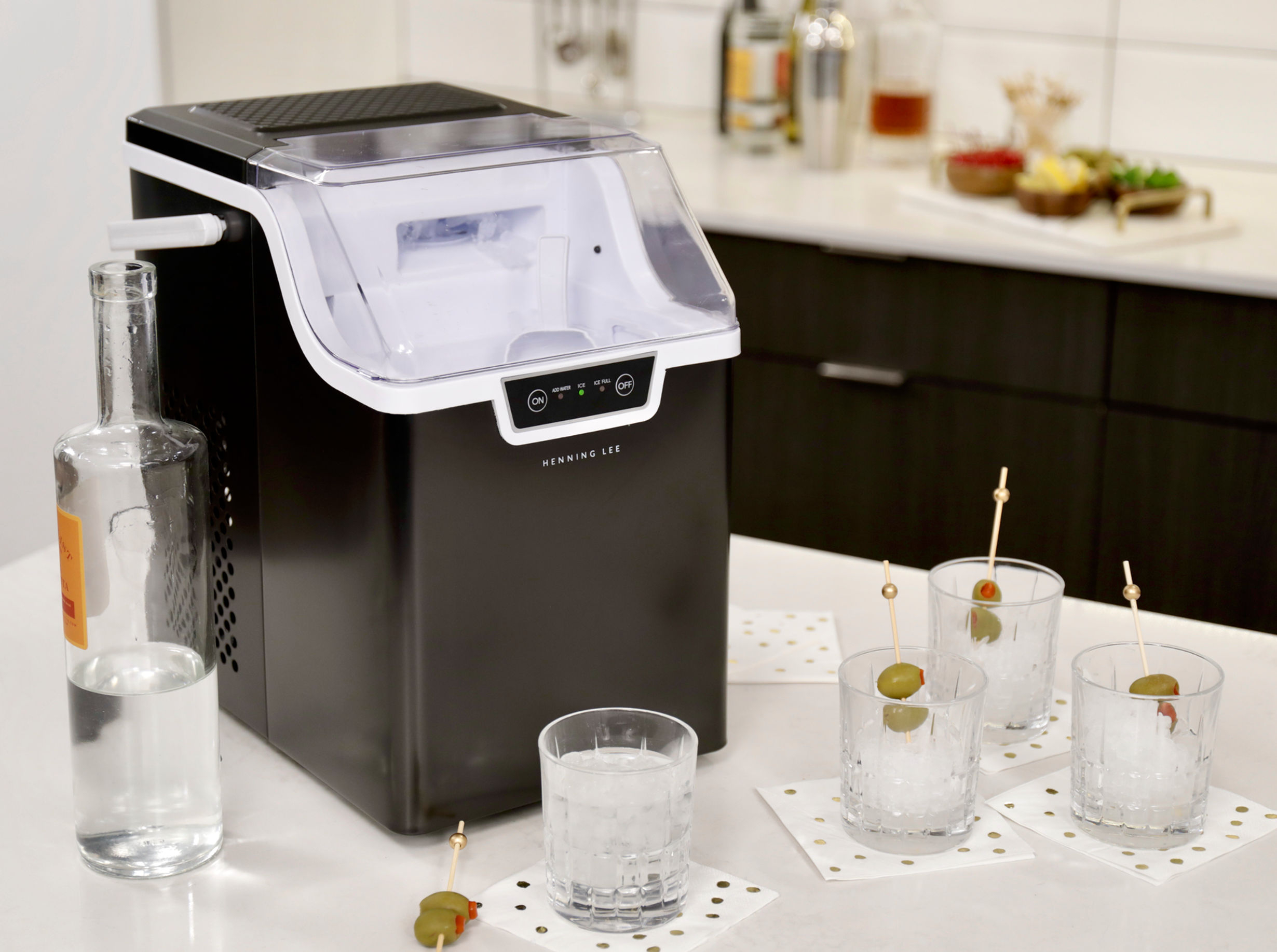 💝Today's Special Value🎁Henning Lee 27-lb 5 Minute Nugget Ice Maker