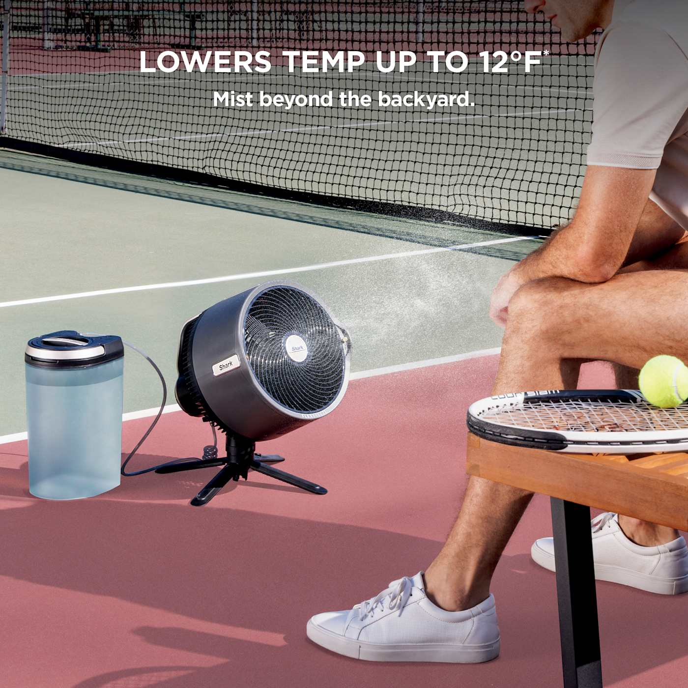 🔥Soon to Be Sold Out!!💥Shark FlexBreeze Mist Pro Cordless Fan w/Cover