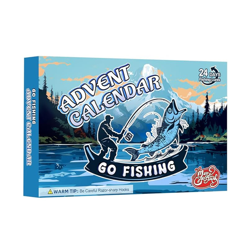 🎣24 Days Christmas Countdown Fish Tackle Set