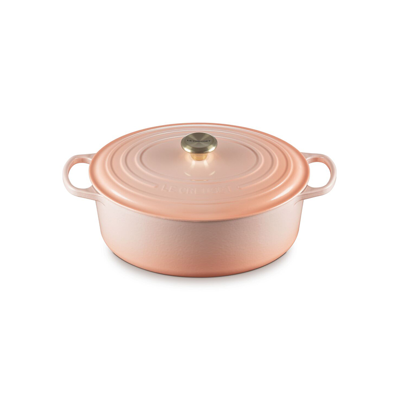 🎄Today's Special Value🎁Le Creuset Signature Enameled Cast Iron Oval Dutch Oven, 8-Qt.