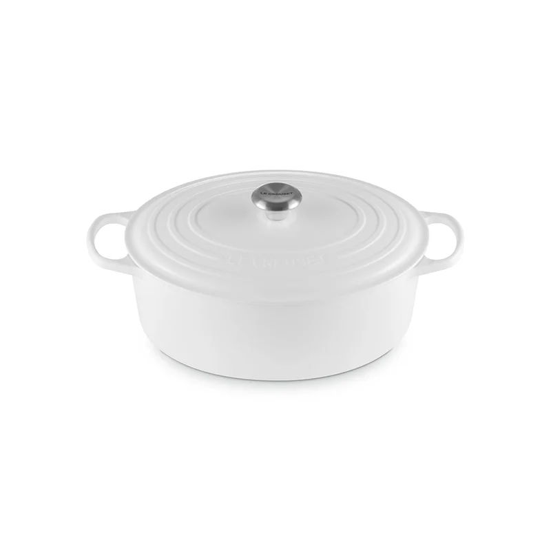 🎄Today's Special Value🎁Le Creuset Signature Enameled Cast Iron Oval Dutch Oven, 8-Qt.