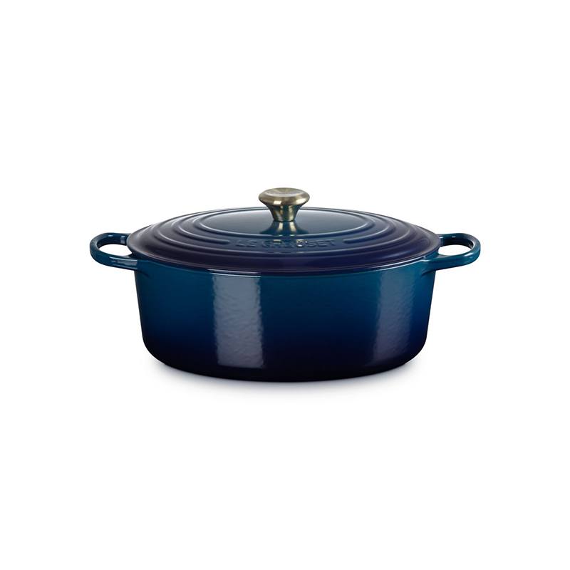 🎄Today's Special Value🎁Le Creuset Signature Enameled Cast Iron Oval Dutch Oven, 8-Qt.