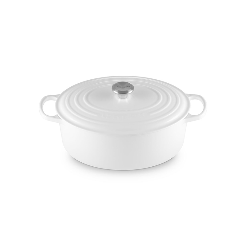 🎄Today's Special Value🎁Le Creuset Signature Enameled Cast Iron Oval Dutch Oven, 8-Qt.