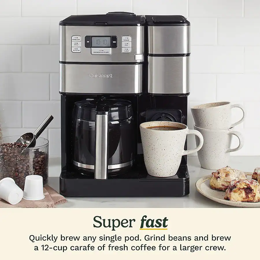 💝𝐐𝐕𝐂'𝐬 𝐁𝐥𝐚𝐜𝐤 𝐅𝐫𝐢𝐝𝐚𝐲 𝐃𝐞𝐚𝐥𝐬 ✨ Cuisinart Grind and Brew Plus 12-cup and Single Serve Coffee Maker 