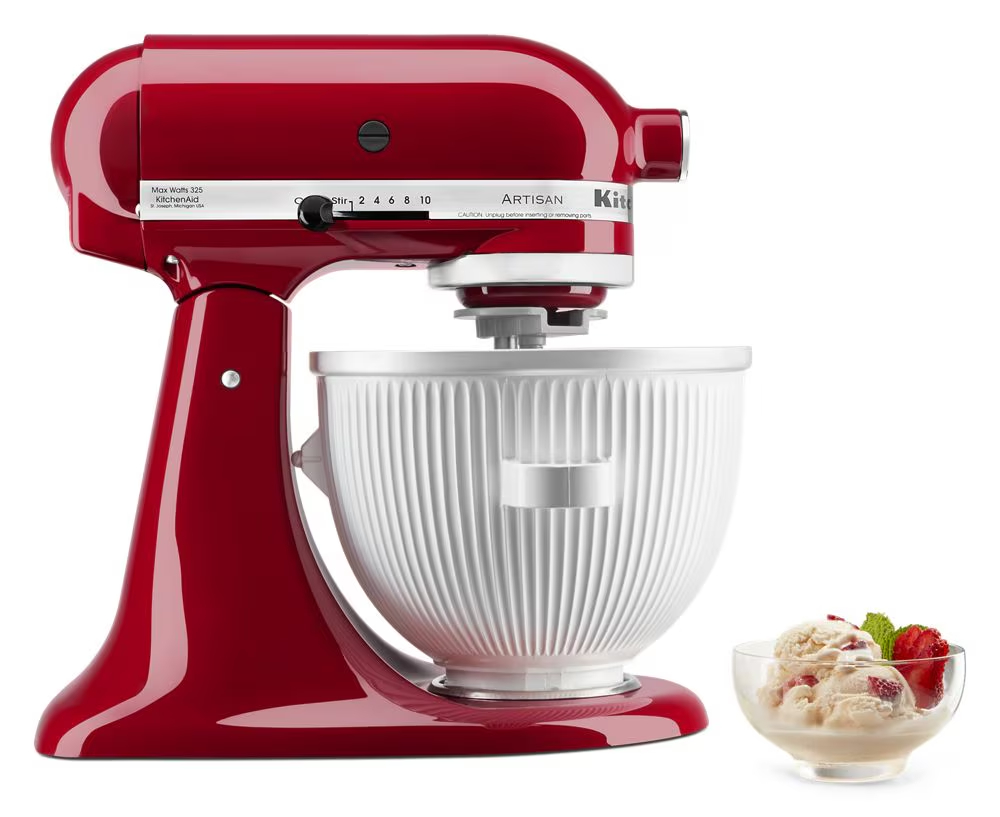 🎄Today's Special Value🎁KitchenAid Ice Cream Maker Attachment w/ Ice Cream Scoop