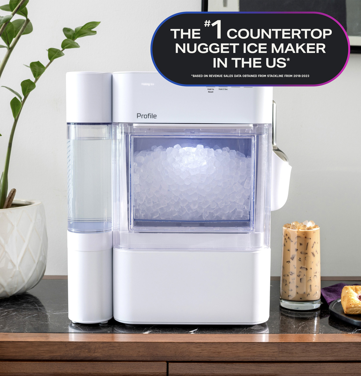 💝Today's Special Value🎁GE Profile Opal 2.0 Ultra Nugget Ice Maker XL Side Tank & Filters