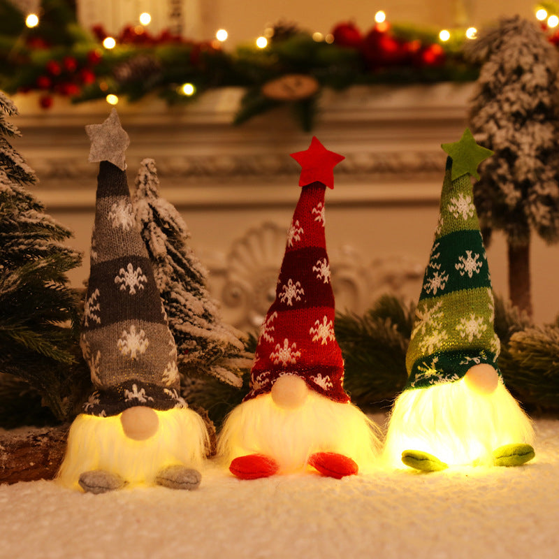🎁Early Xmas Sales - 49% OFF🎅Christmas Gnome Doll Lights Hanging Ornament
