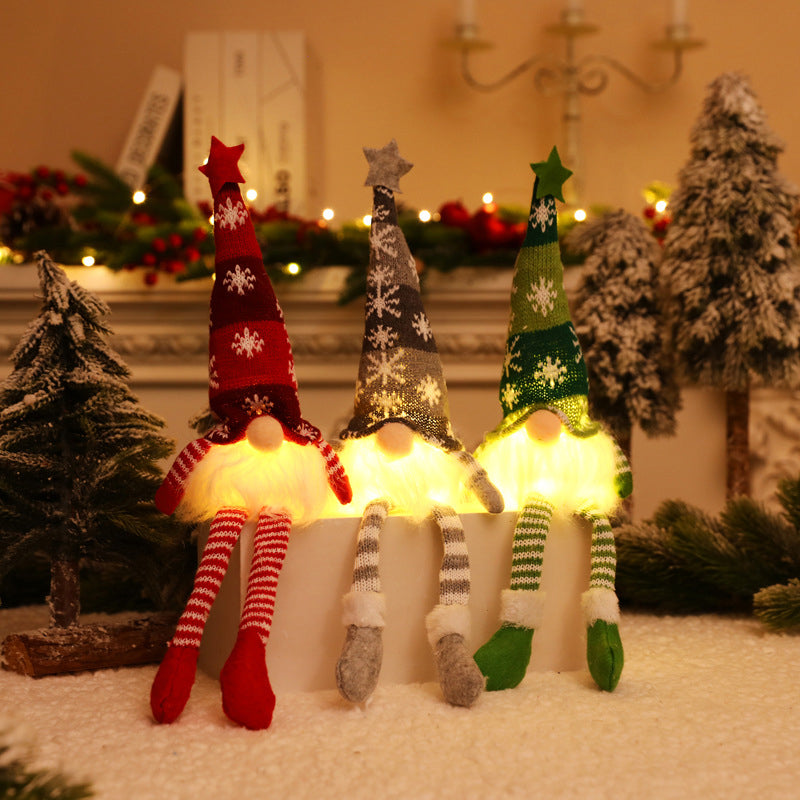 🎁Early Xmas Sales - 49% OFF🎅Christmas Gnome Doll Lights Hanging Ornament