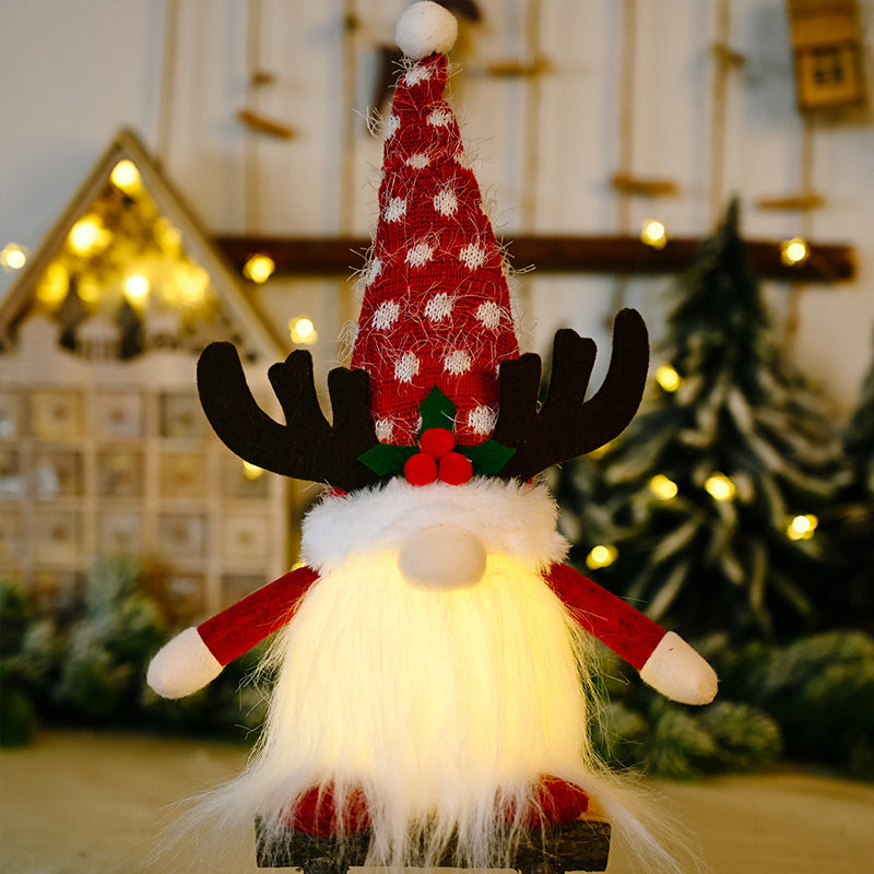 🎁Early Xmas Sales - 49% OFF🎅Christmas Gnome Doll Lights Hanging Ornament
