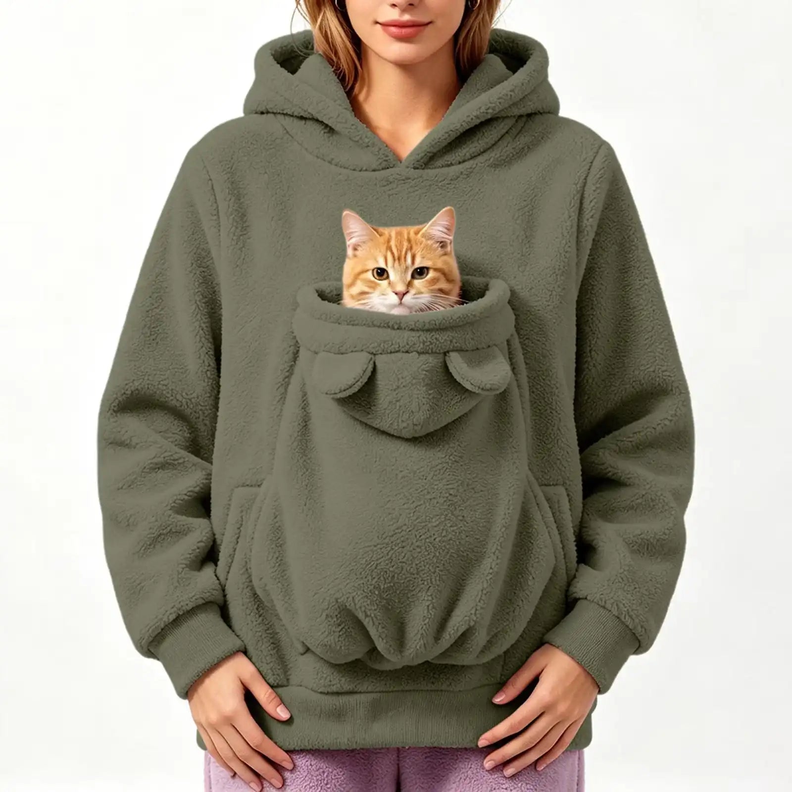 Pet Pouch Hoodie for Cat Dog Carrier Hoodies Carrying