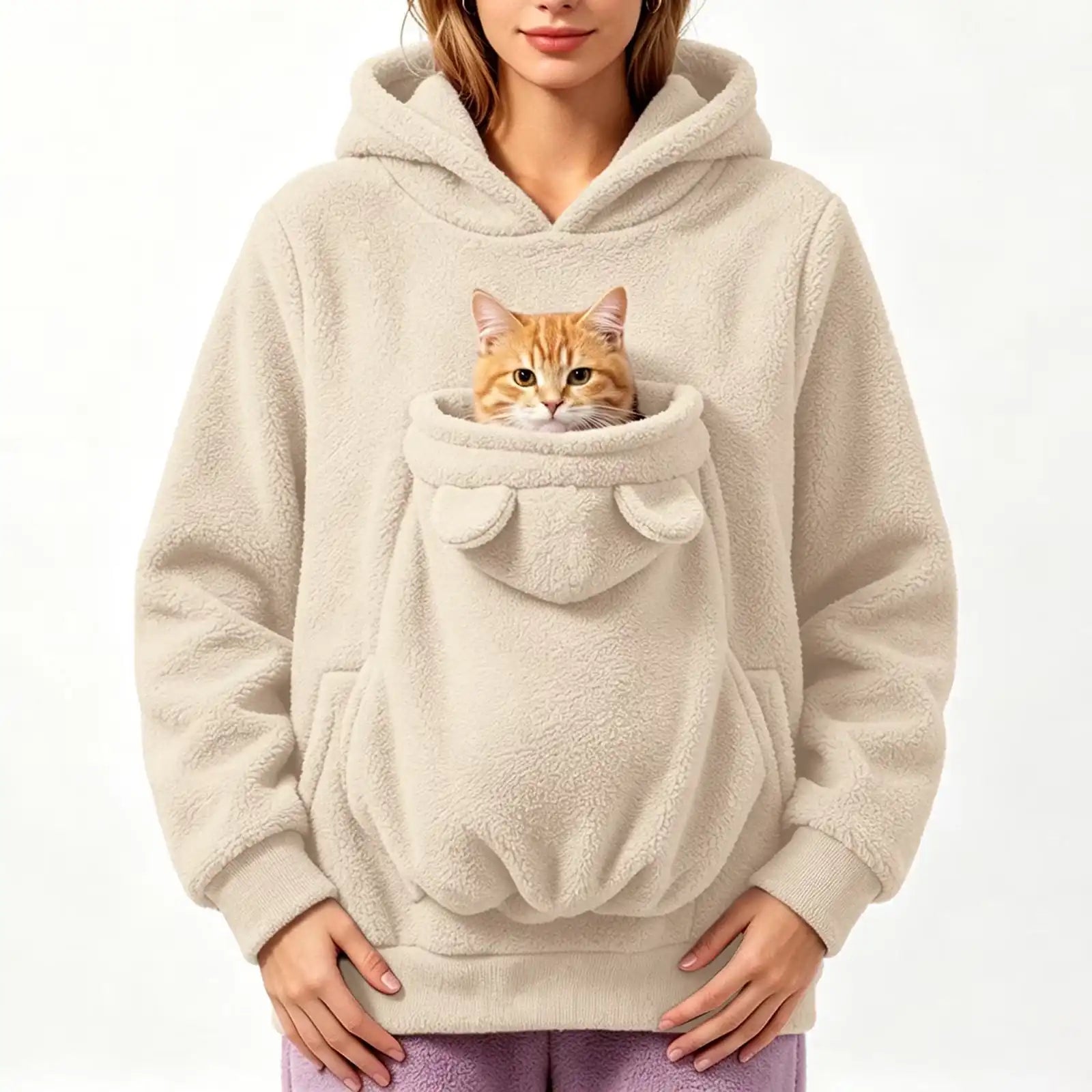 Pet Pouch Hoodie for Cat Dog Carrier Hoodies Carrying