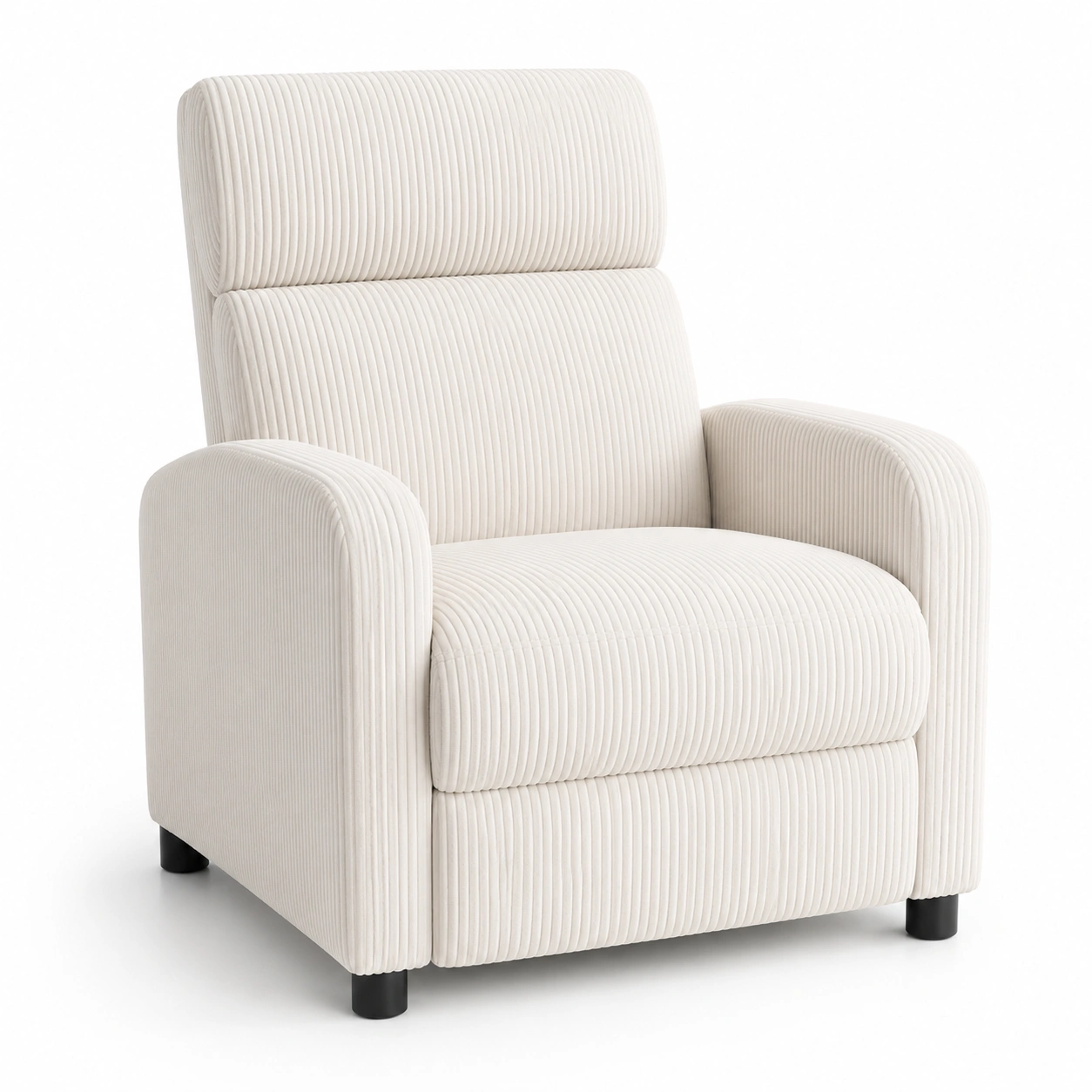 Sillon de pana color marfil-oakvellehome