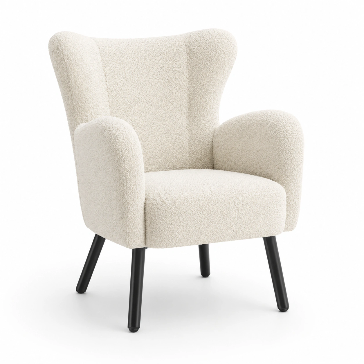 Sillon de borreguito color crema-oakvellehome