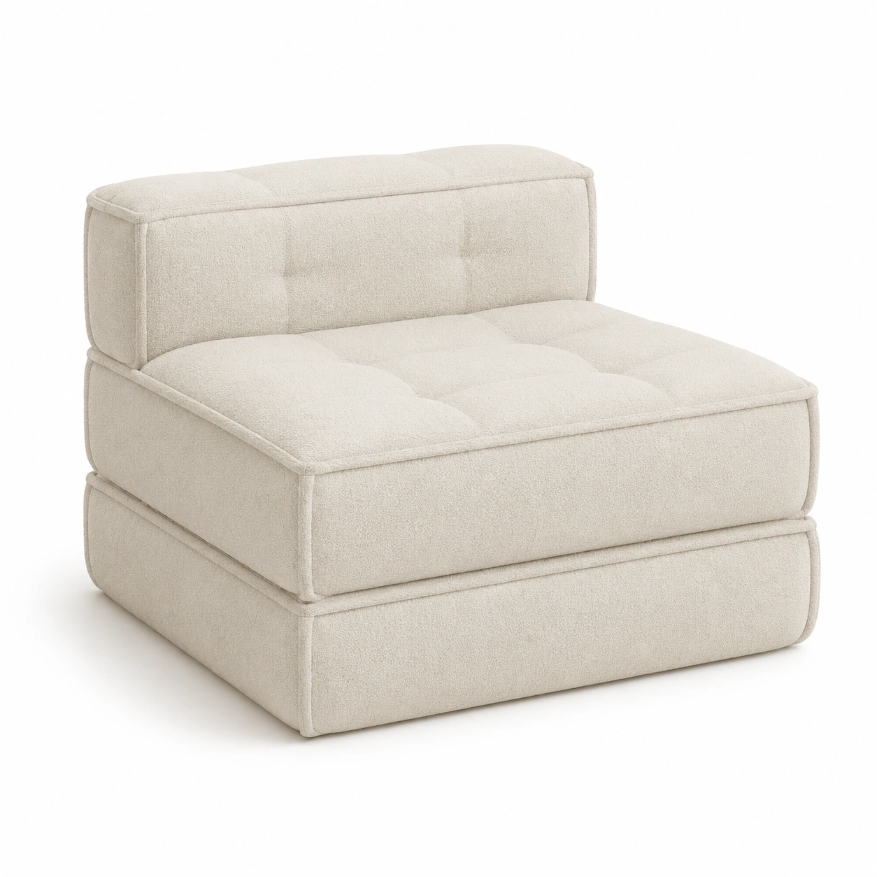 Sofa modular individual color crema-oakvellehome