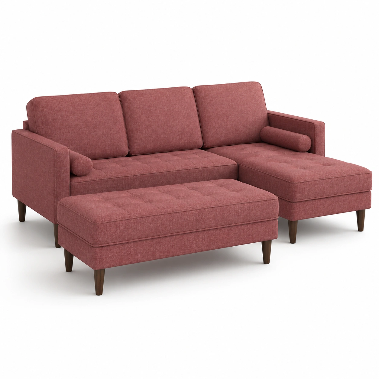 Sofa esquinero rosa-oakvellehome