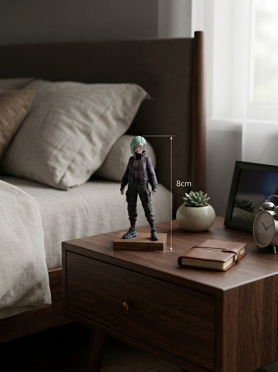 Character into 3D, OC into 3D, Personalized 3D Printed Eco-Sculpt，Custom Draw-to-Reality 3D Figurine (Eco-Friendly)