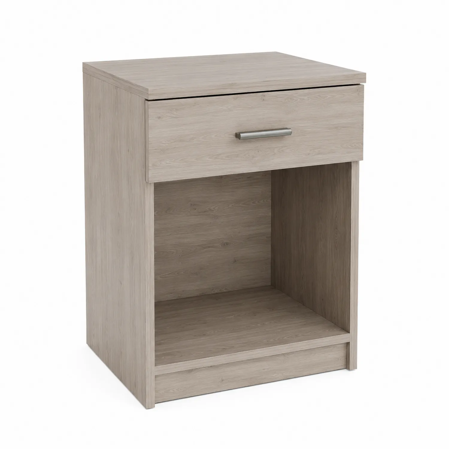 Comodino in Legno di Rovere con 1 Cassetto