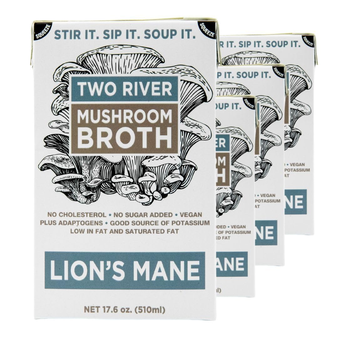 Lion’s Mane & Shiitake Mushroom Broth (4 Pack with Free Shipping)
